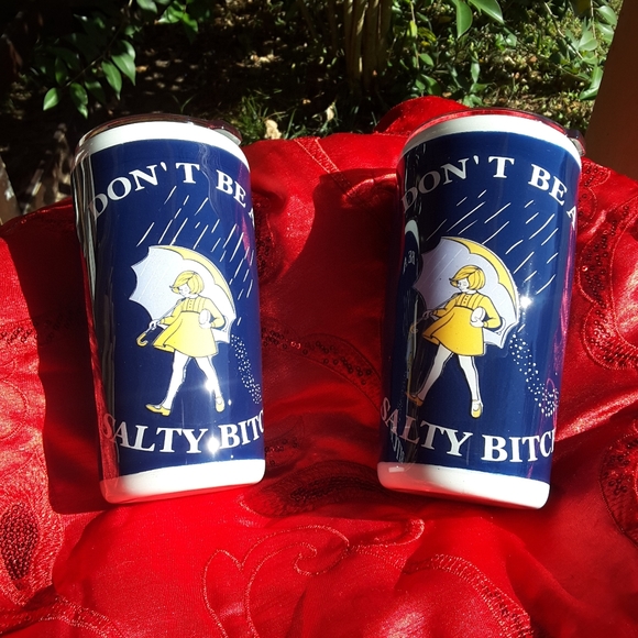Don't Be A Salty Bi**h Custom Tumblers 20oz - Picture 4 of 7
